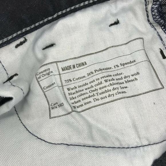 Banana Republic Women's Flare Fit Jeans Size 26 Dark Wash Stretch Mid Rise Zip - Picture 7 of 7